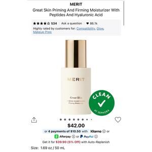 Merit Great Skin Priming Moisturizer 50ml